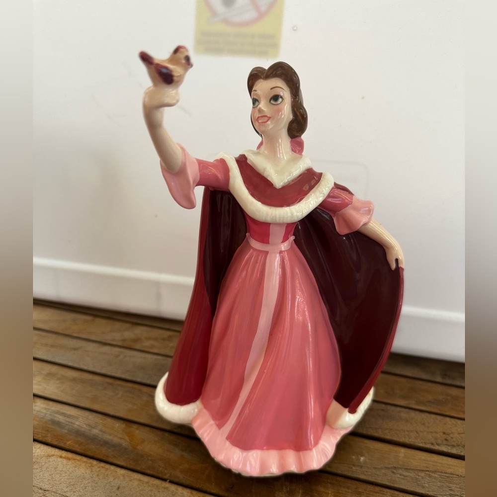 Vintage Schmid Disney Bell Beauty and the Beast music box